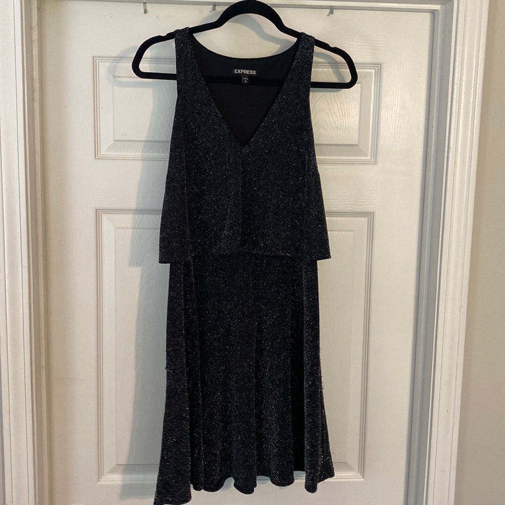 Express black sleeveless dress